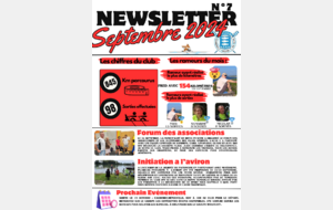 Newsletter Septembre 2024