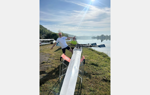 Stéphane et Clo avant le brevet d'endurance