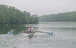 Echauffement avant le 1000 m