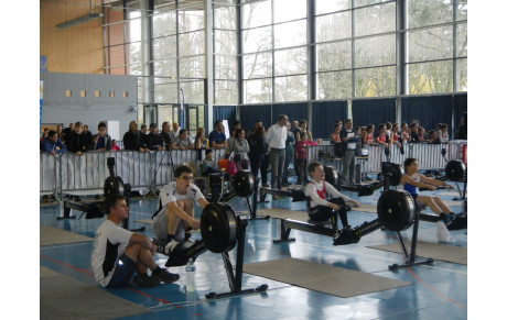 nos champions à l'open d'aviron indoor de Rouen 2015