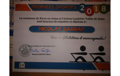 trophée du sport 2018