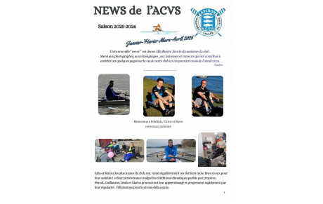 News Janvier Février Mars Avril 2026